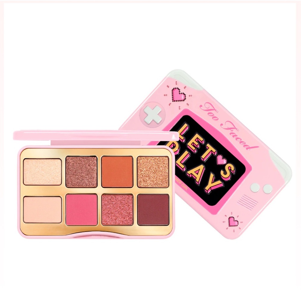 NIB NWT Too Faced Let's Play ON-THE-FLY Gamer Girl Eyeshadow Palette